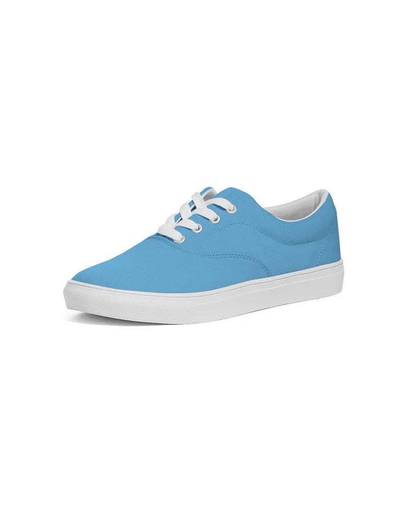 Pastel Cyan Men's Canvas Sneakers | Men's | Bright Pastel Cyan | C60M15Y0K0