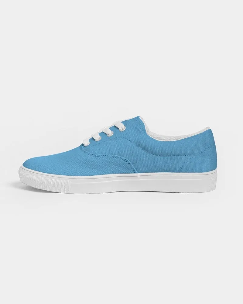 Pastel Cyan Men's Canvas Sneakers | Men's | Bright Pastel Cyan | C60M15Y0K0