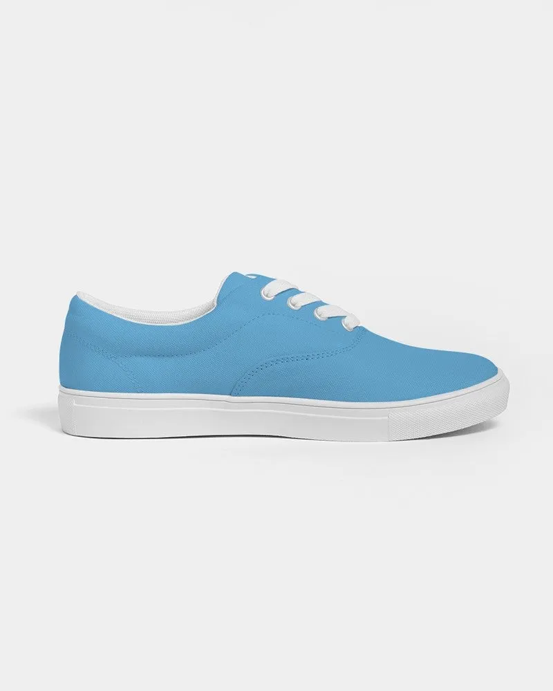 Pastel Cyan Men's Canvas Sneakers | Men's | Bright Pastel Cyan | C60M15Y0K0