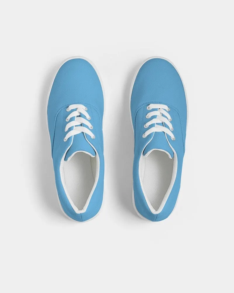 Pastel Cyan Men's Canvas Sneakers | Men's | Bright Pastel Cyan | C60M15Y0K0