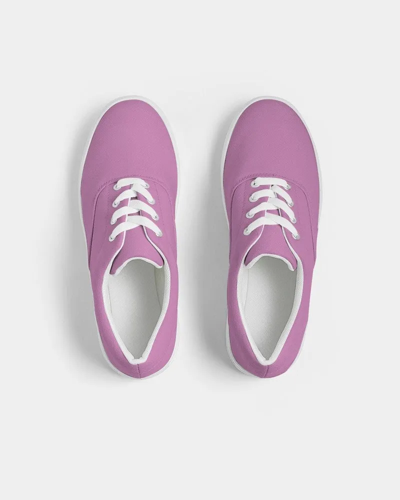 Pastel Magenta Purple Women's Canvas Sneakers | Women's | Bright Pastel Magenta Purple | C15M60Y0K0