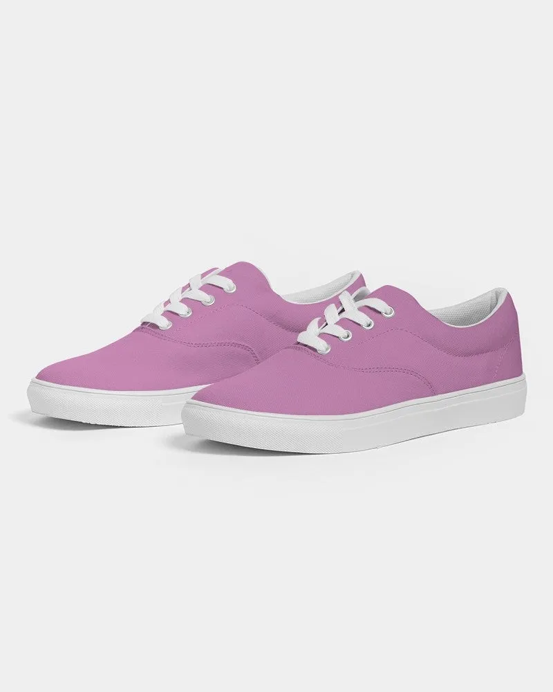 Pastel Magenta Purple Women's Canvas Sneakers | Women's | Bright Pastel Magenta Purple | C15M60Y0K0