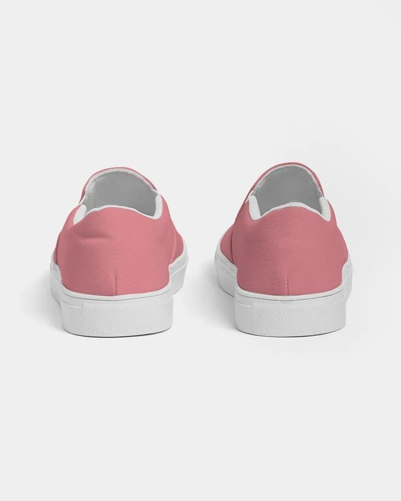 Pastel Pink Slip-On Canvas Sneakers | Women's | Bright Pastel Pink | C0M60Y30K0