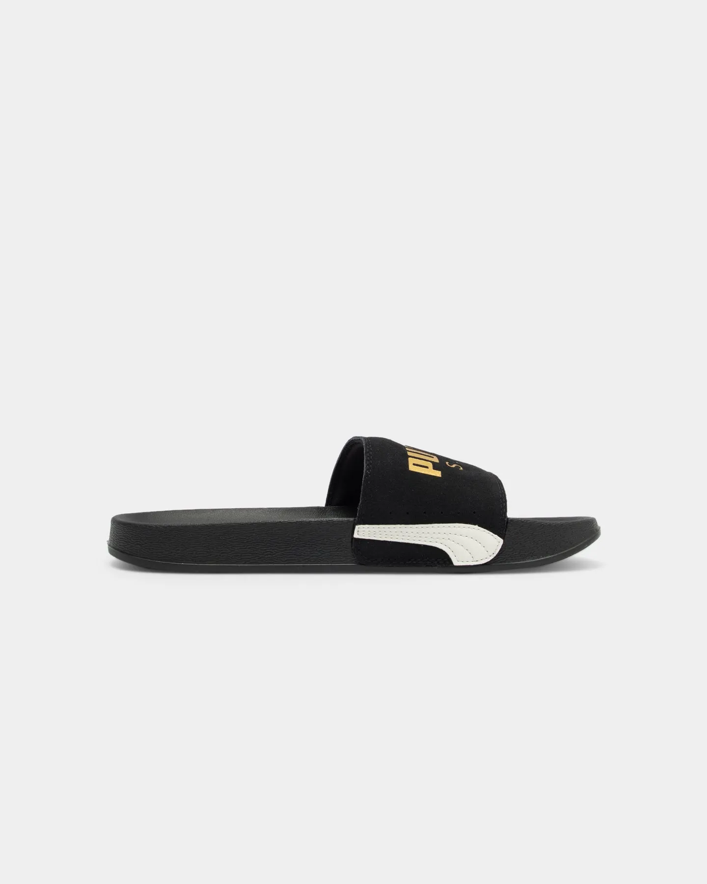 Puma Leadcat FTR Suede Classic Slide Black Suede