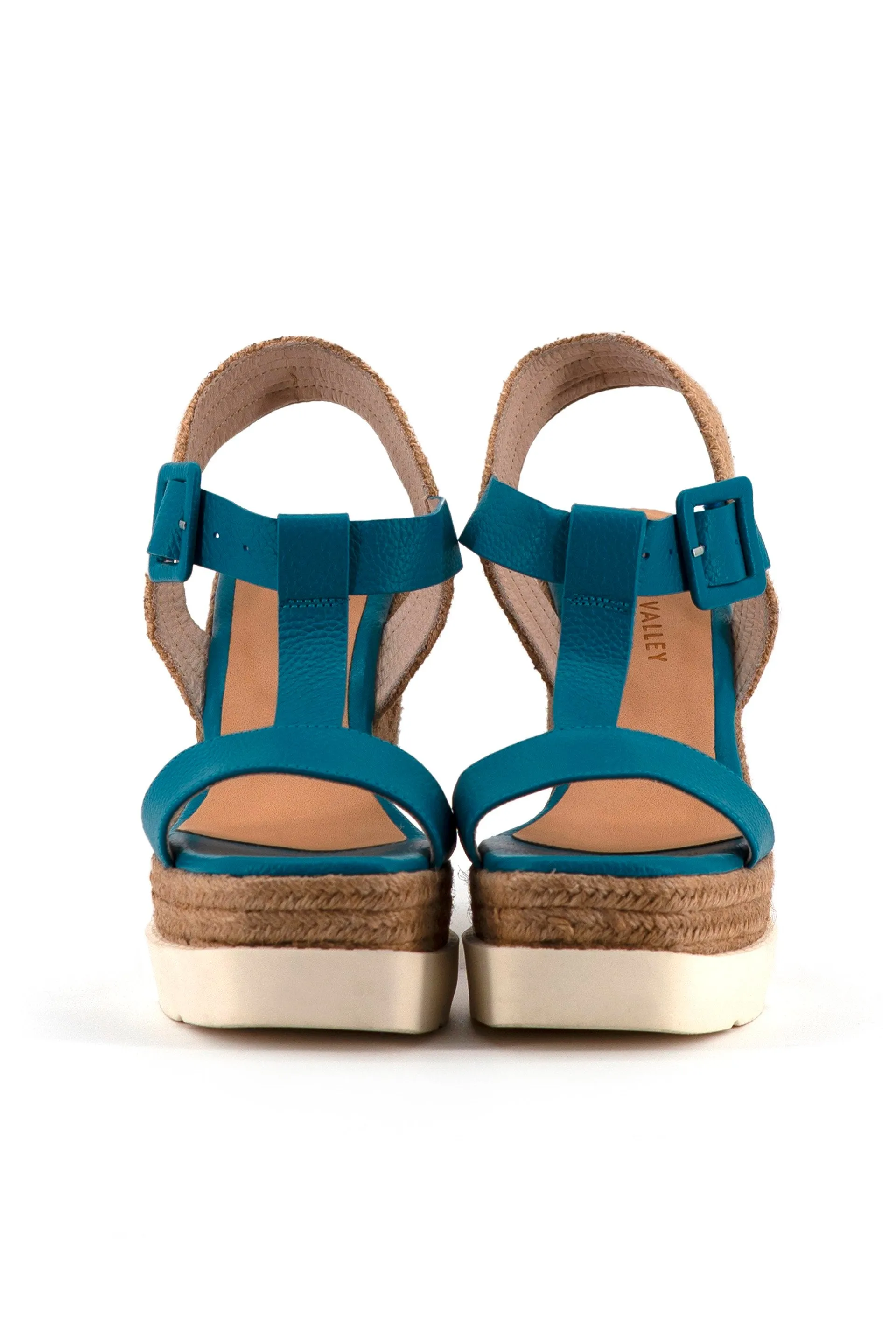 "Betty" Espadrille Sandal in Leather