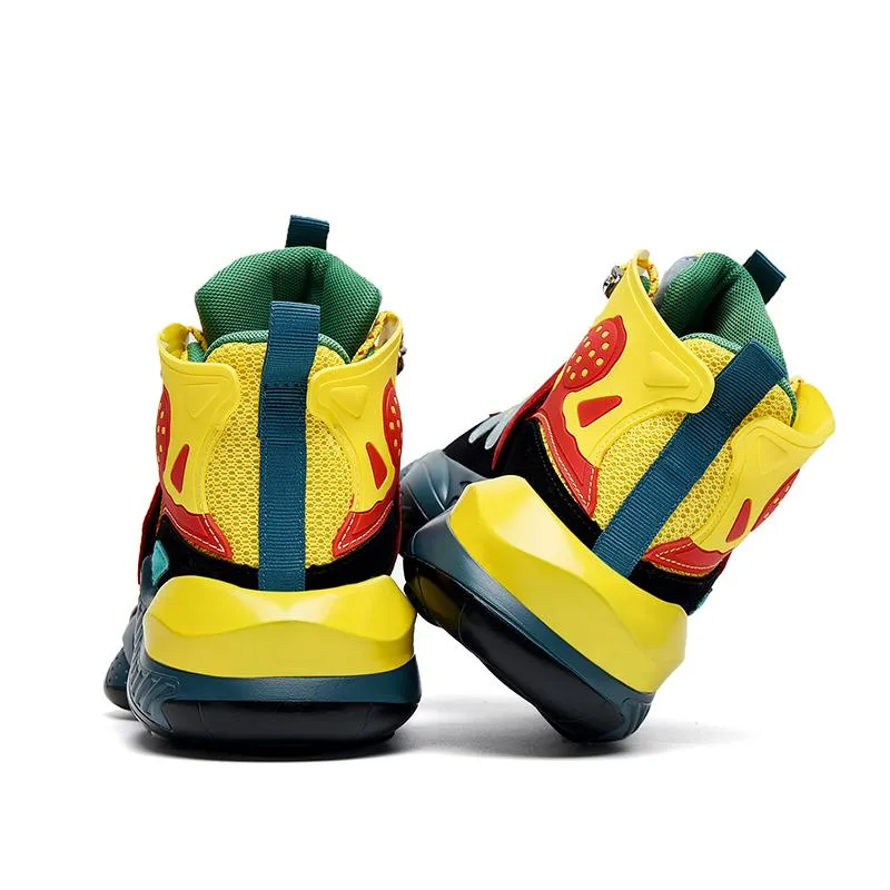 RENEGADE 'War Zone' X9X Sneakers - Yellow/Red/Green