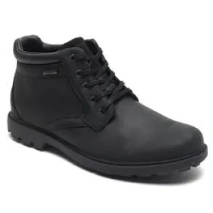 Rockport Storm Surge Black Plain Toe Boot