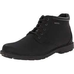 Rockport Storm Surge Black Plain Toe Boot