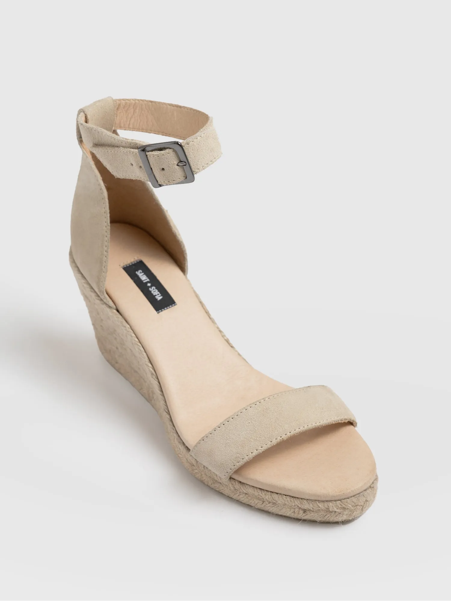 Serena Espadrille Wedges - Cream