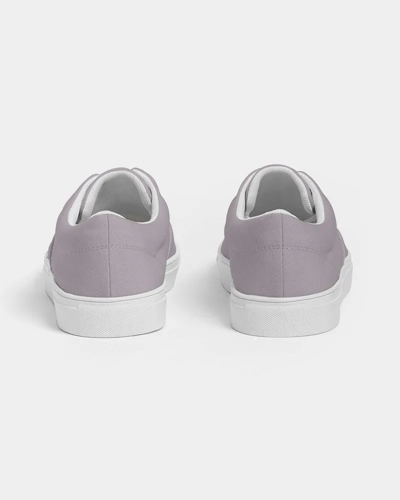 Shaded Pale Magenta Brown Canvas Sneakers | Men's | C0M10Y0K30