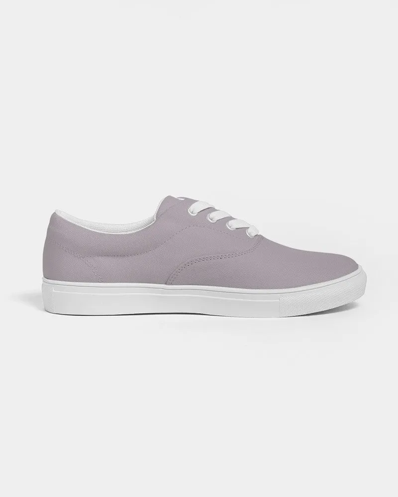 Shaded Pale Magenta Brown Canvas Sneakers | Men's | C0M10Y0K30