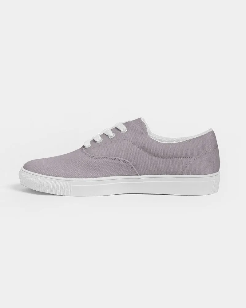 Shaded Pale Magenta Brown Canvas Sneakers | Men's | C0M10Y0K30