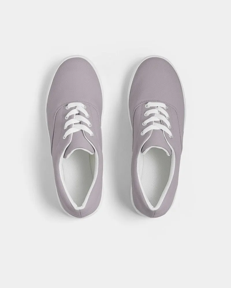 Shaded Pale Magenta Brown Canvas Sneakers | Men's | C0M10Y0K30