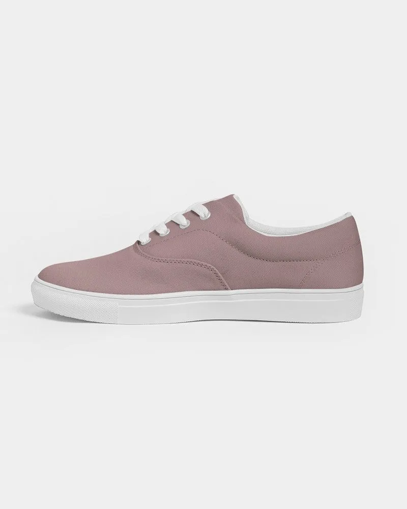 Shaded Pale Pastel Pink Brown Canvas Sneakers | Men's | C0M30Y15K30