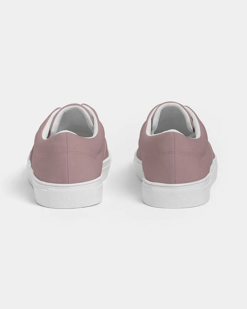 Shaded Pale Pastel Pink Brown Canvas Sneakers | Men's | C0M30Y15K30