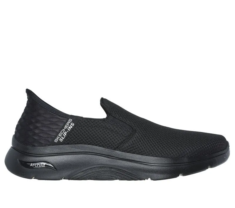 Skechers Men's Go Walk 2.0 Slip On Sneakers- Black