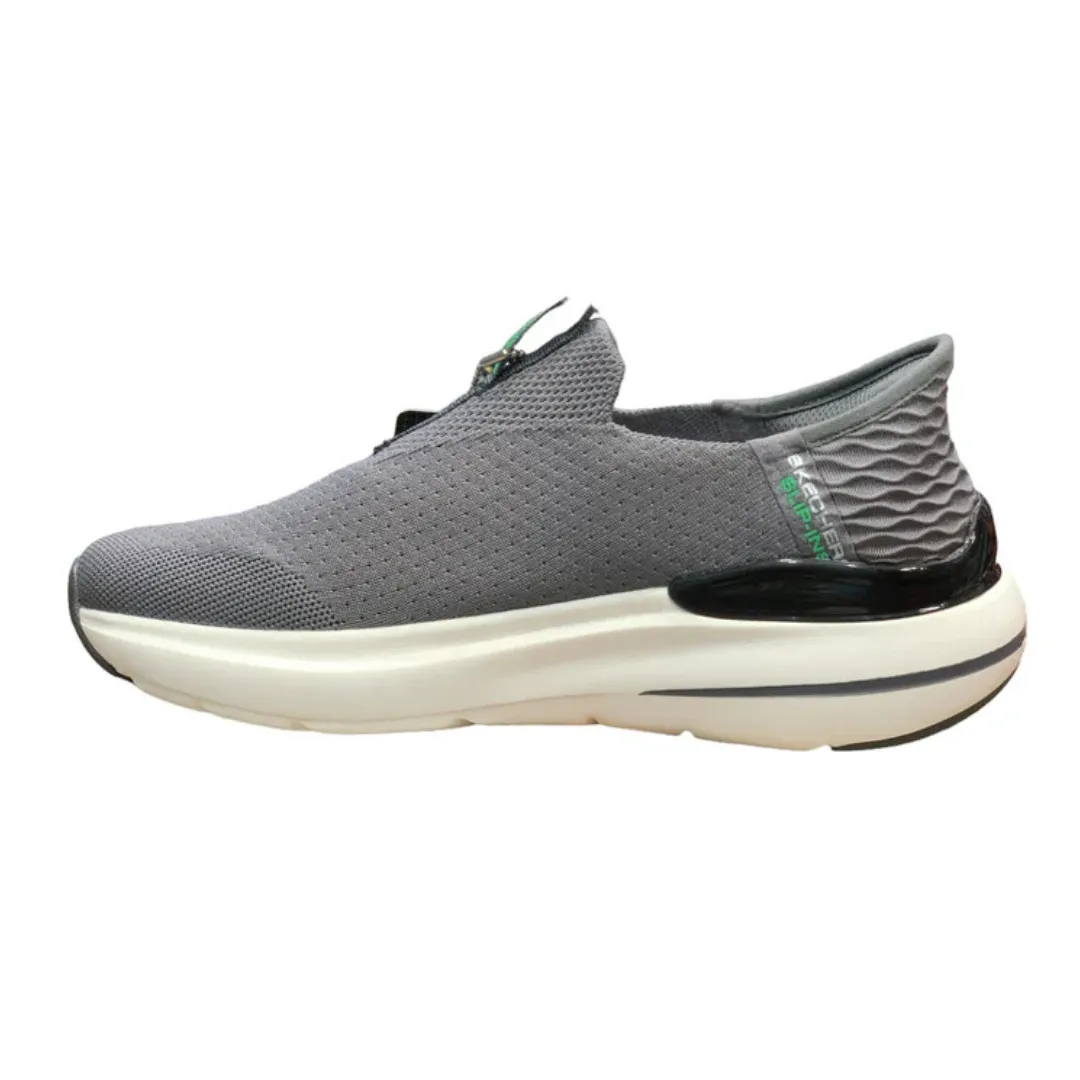 Skechers Slip-Ons: Max Cushioning Hyper Burst Grey