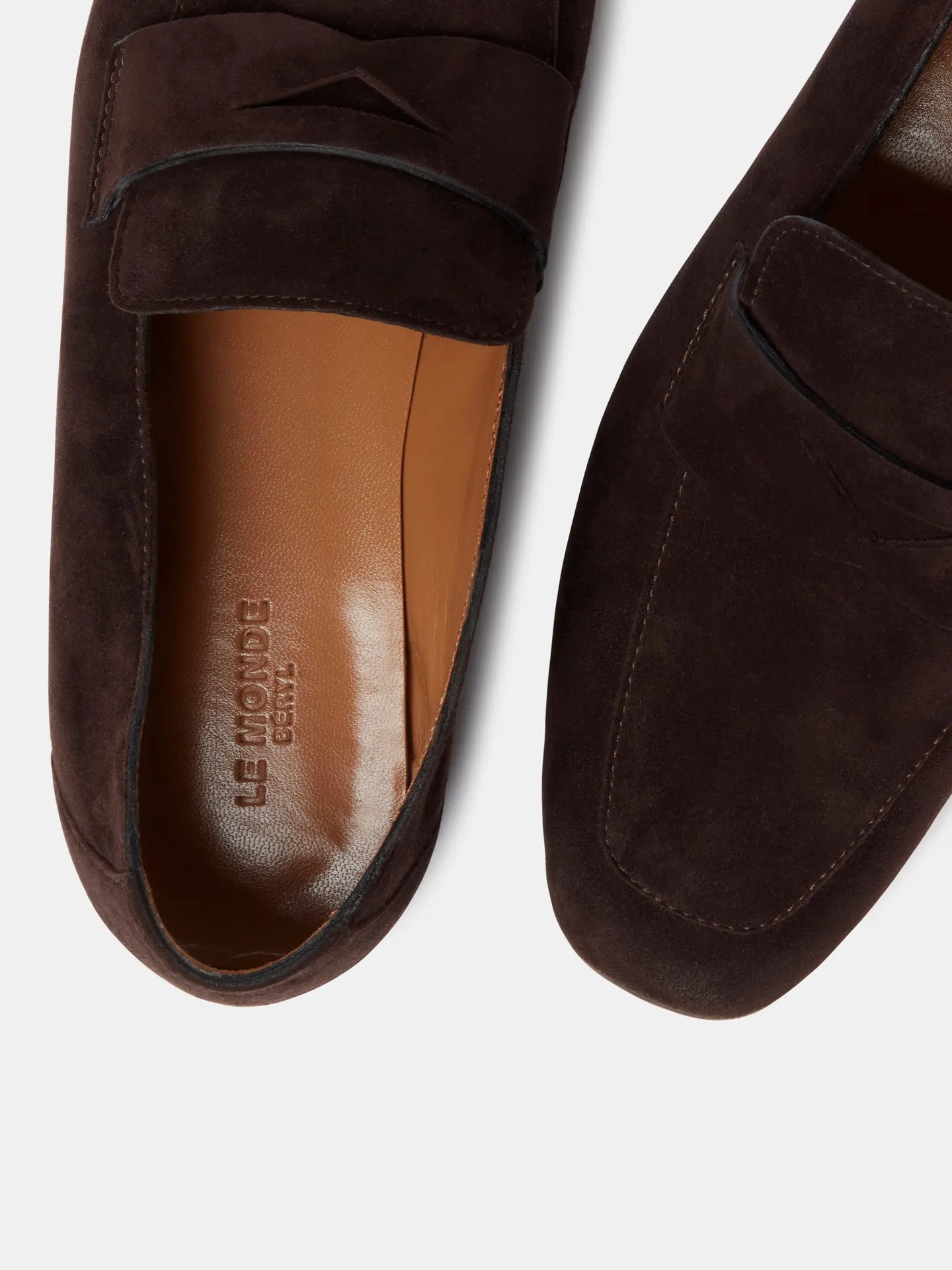 Soft Loafer / Chocolate Placket Suede