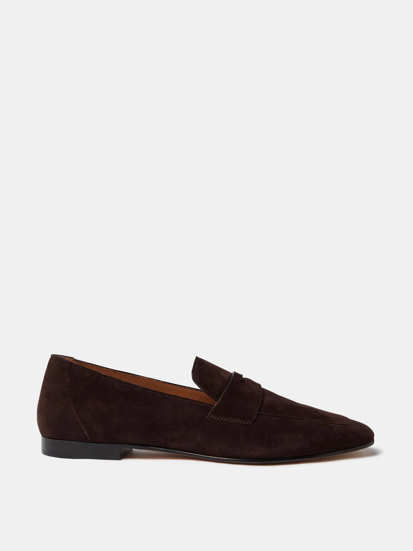 Soft Loafer / Chocolate Placket Suede