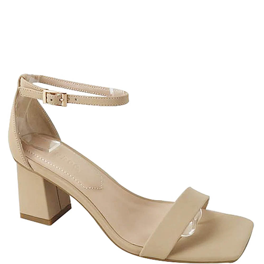 Square Toe Strappy Heel