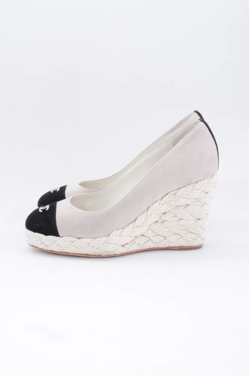 SUEDE ESPADRILLE WEDGES