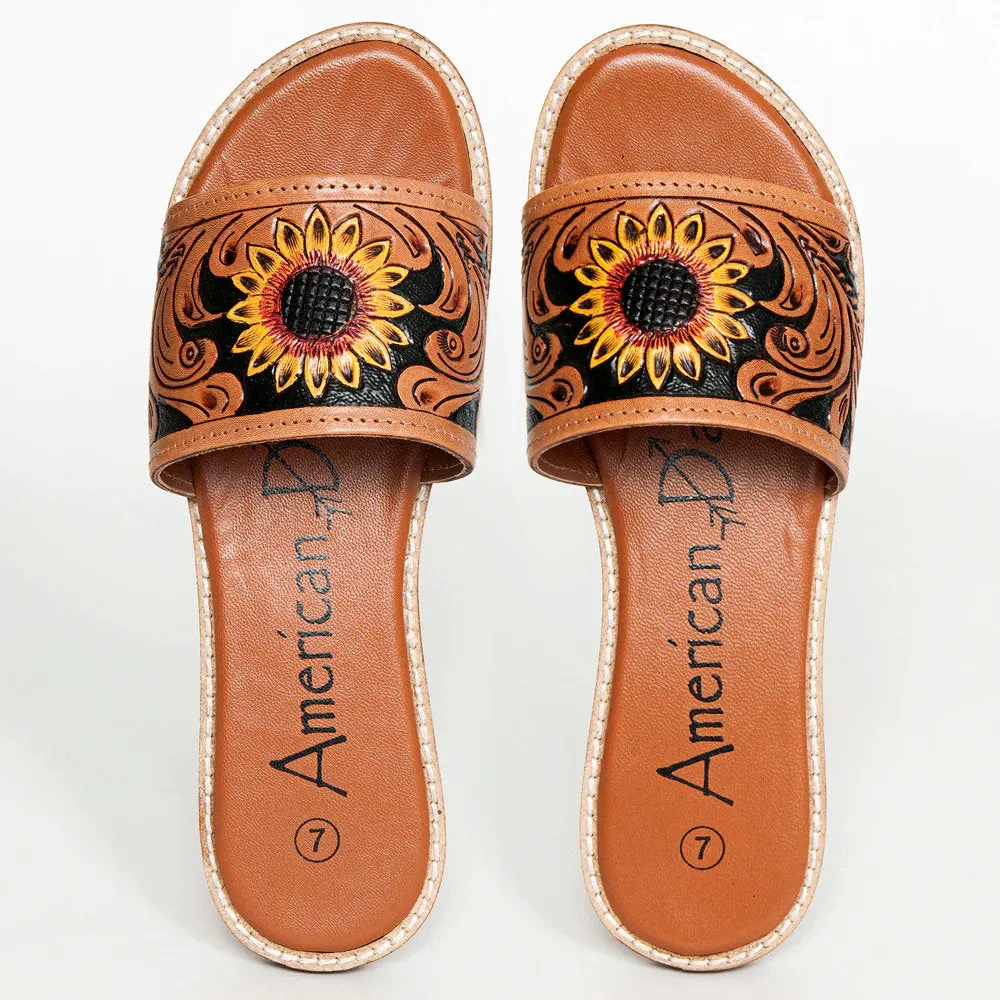 Sunflower Beach Western Leather Sandals