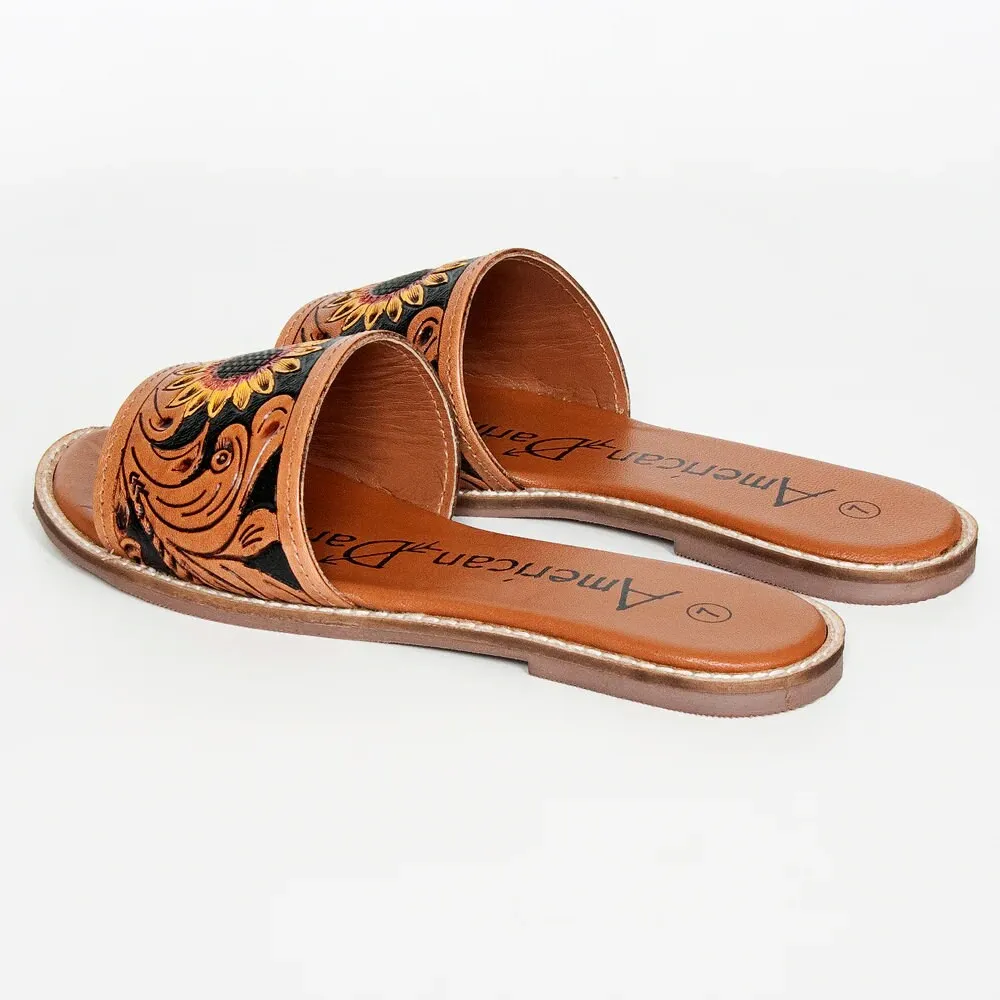 Sunflower Beach Western Leather Sandals