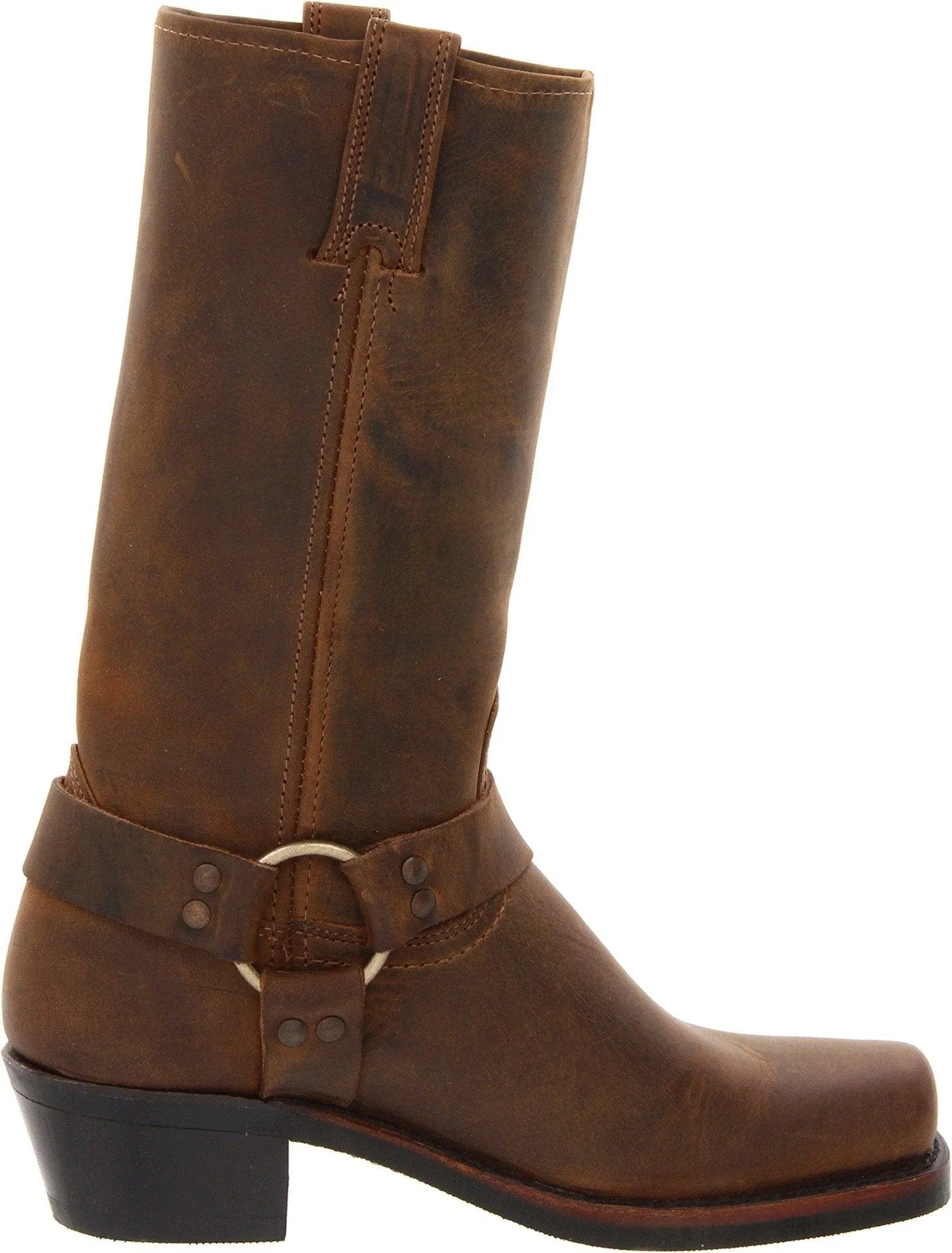 The Frye Company Womens Tan Harness 12R Size 11 Oiled Leather Boots