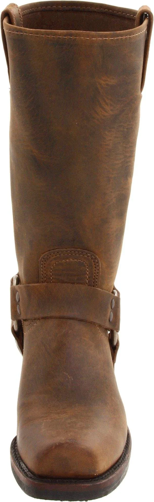 The Frye Company Womens Tan Harness 12R Size 6 Oiled Leather Boots