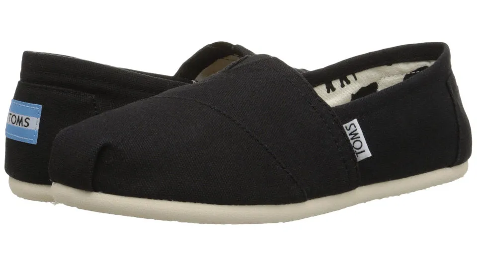 TOMS Classic Black Canvas - Women's