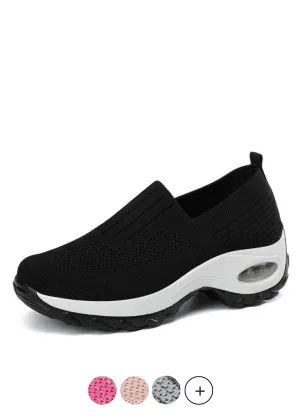 USS Shoes Lian Women's Platform Black Sneakers