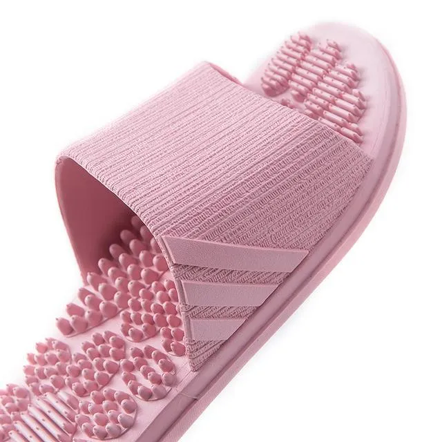 Women massage home bathroom 
flat slide comfortable sandals