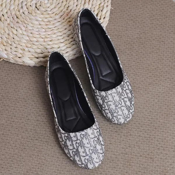 Women's Casual Knitted Slip-On Flats 85132926S