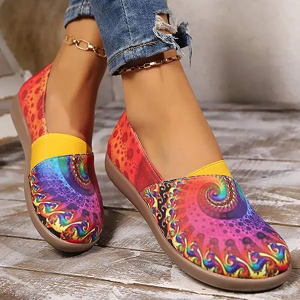 Women's Colorful Slip-On Casual Flats 90675343C