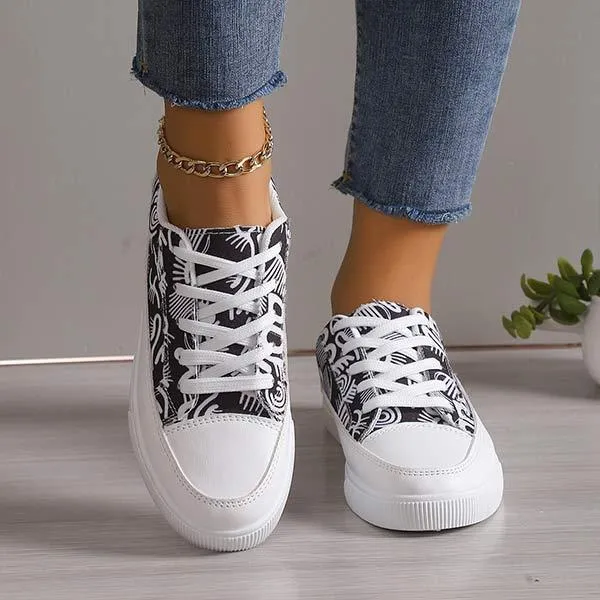 Women's Flat Casual Canvas Shoes 90564553C