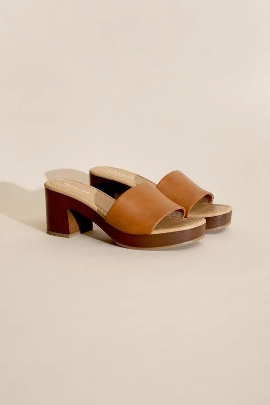 Womens Shoes Style No. Lauren-1 Slide Mule Heels