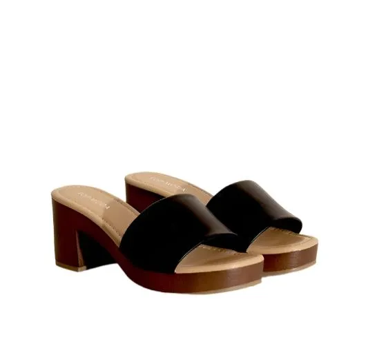 Womens Shoes Style No. Lauren-1 Slide Mule Heels