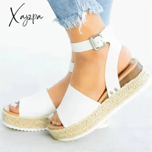 Xajzpa - Espadrille Platform Sandals