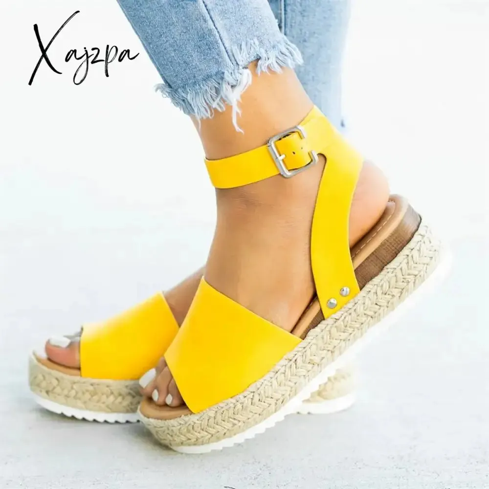 Xajzpa - Espadrille Platform Sandals